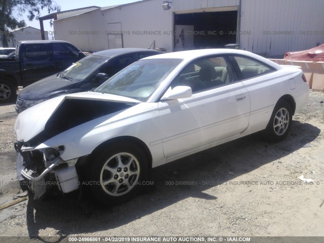 2T1CG22P6YC334310 - 2000 TOYOTA CAMRY SOLARA SE WHITE photo 2