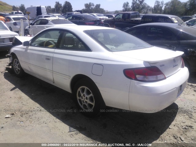 2T1CG22P6YC334310 - 2000 TOYOTA CAMRY SOLARA SE WHITE photo 3