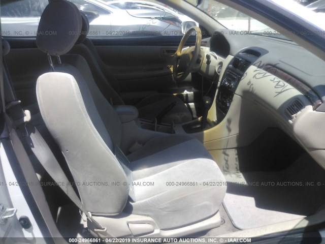 2T1CG22P6YC334310 - 2000 TOYOTA CAMRY SOLARA SE WHITE photo 5