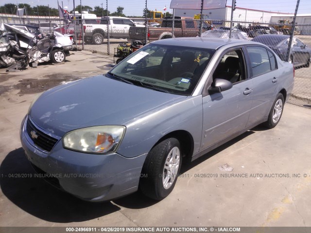 1G1ZS57F47F259826 - 2007 CHEVROLET MALIBU LS BLUE photo 2