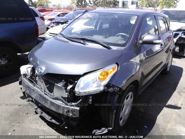 JTKKU10409J043386 - 2009 TOYOTA SCION XD GRAY photo 2