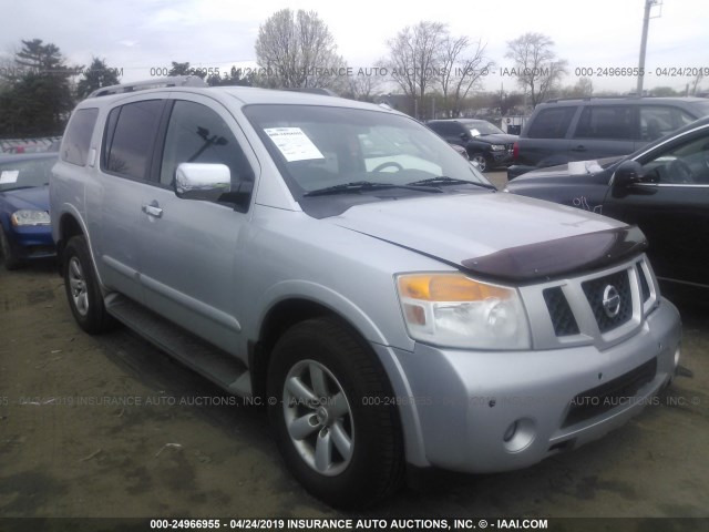 5N1AA0NC1AN605682 - 2010 NISSAN ARMADA SE/TITANIUM/PLATINUM SILVER photo 1