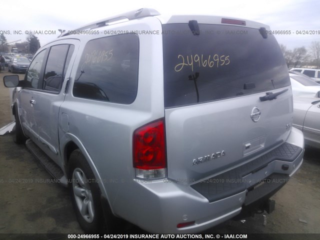 5N1AA0NC1AN605682 - 2010 NISSAN ARMADA SE/TITANIUM/PLATINUM SILVER photo 3