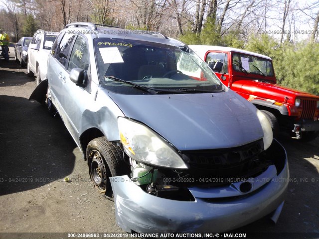 5TDZA23C66S519856 - 2006 TOYOTA SIENNA CE/LE Light Blue photo 1