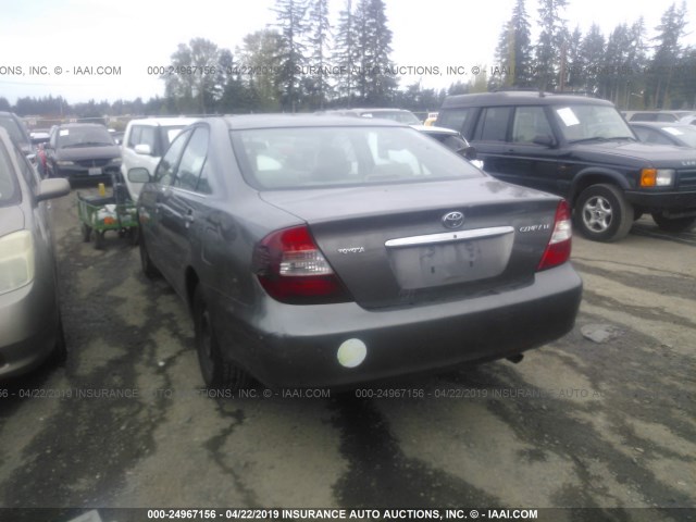 4T1BE32K14U791935 - 2004 TOYOTA CAMRY LE/XLE/SE BROWN photo 3