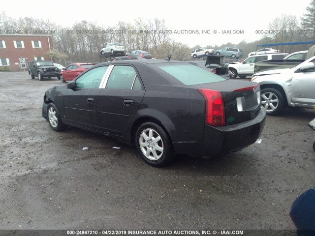 1G6DP577770100719 - 2007 CADILLAC CTS HI FEATURE V6 BLACK photo 3