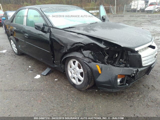 1G6DP577770100719 - 2007 CADILLAC CTS HI FEATURE V6 BLACK photo 6