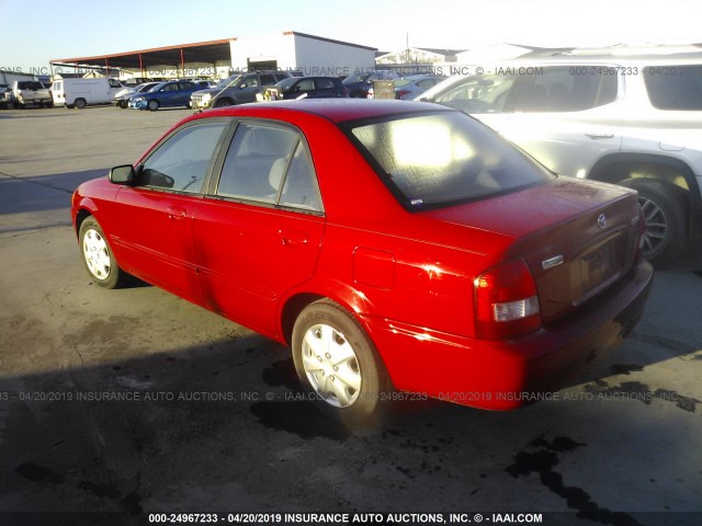 JM1BJ2229X0115125 - 1999 MAZDA PROTEGE DX/LX RED photo 3