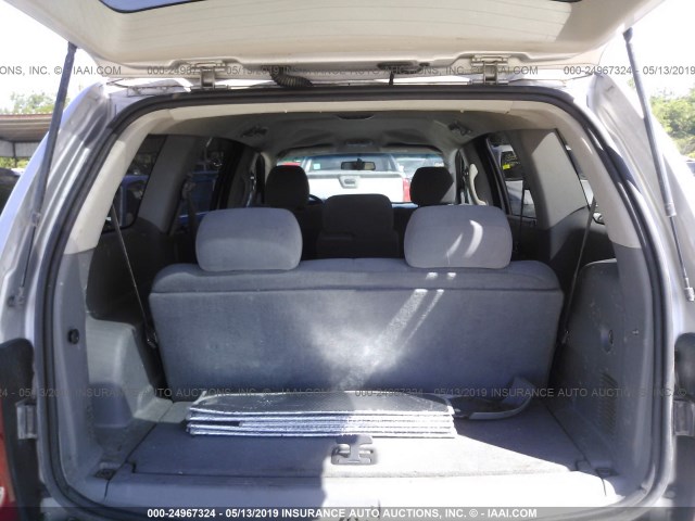 1D4HD48NX6F166243 - 2006 DODGE DURANGO SLT SILVER photo 8