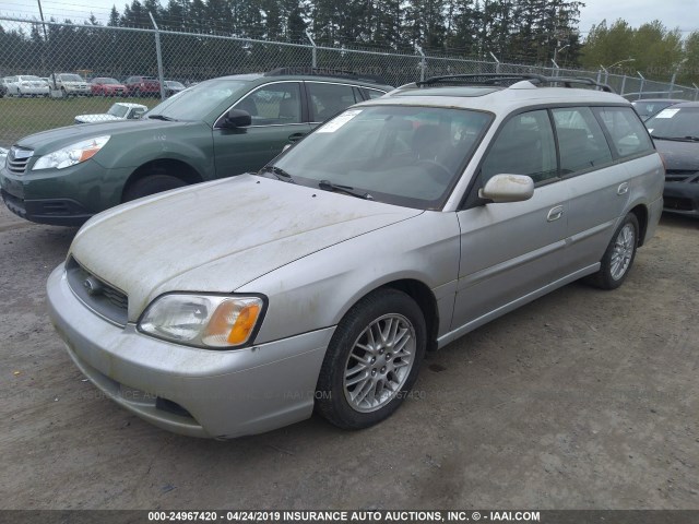 4S3BH635636308447 - 2003 SUBARU LEGACY L/L SPECIAL SILVER photo 2