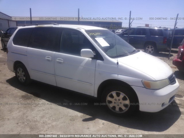 5FNRL18082B053932 - 2002 HONDA ODYSSEY EXL WHITE photo 1