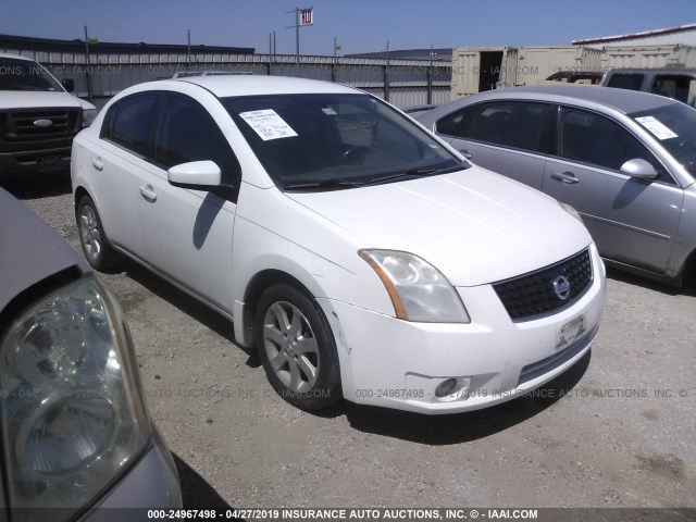 3N1AB61E78L672716 - 2008 NISSAN SENTRA 2.0/2.0S/2.0SL WHITE photo 1