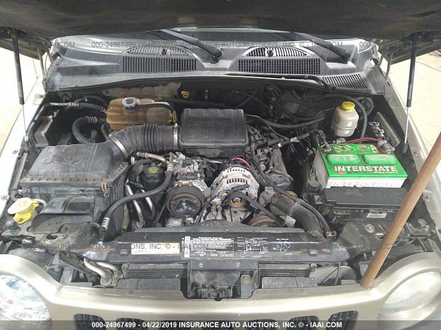 1J4GL48K53W710008 - 2003 JEEP LIBERTY SPORT/FREEDOM ოქროსფერი ფოტო 10