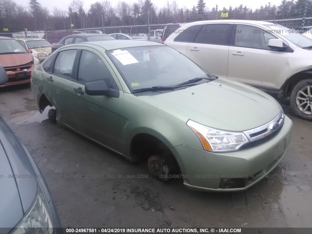 1FAHP34N78W135111 - 2008 FORD FOCUS S/SE GREEN photo 1