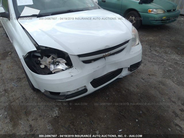 1G1AL55F477267934 - 2007 CHEVROLET COBALT LT WHITE photo 6