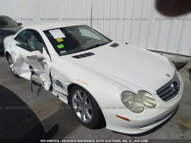 WDBSK75F33F043983 - 2003 MERCEDES-BENZ SL 500R WHITE photo 1