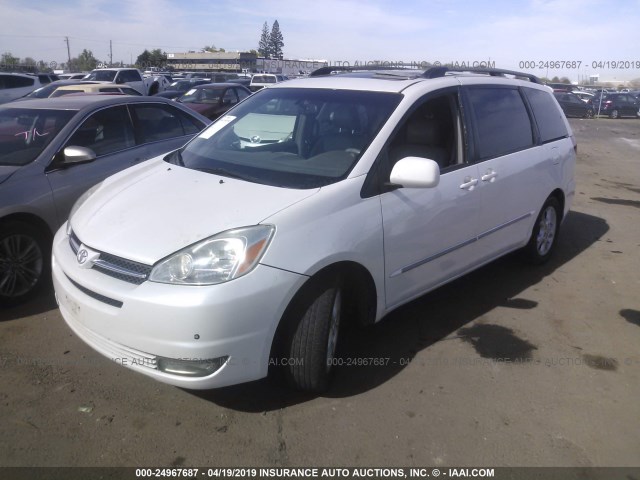 5TDZA22CX4S056778 - 2004 TOYOTA SIENNA XLE/XLE LIMITED WHITE photo 2