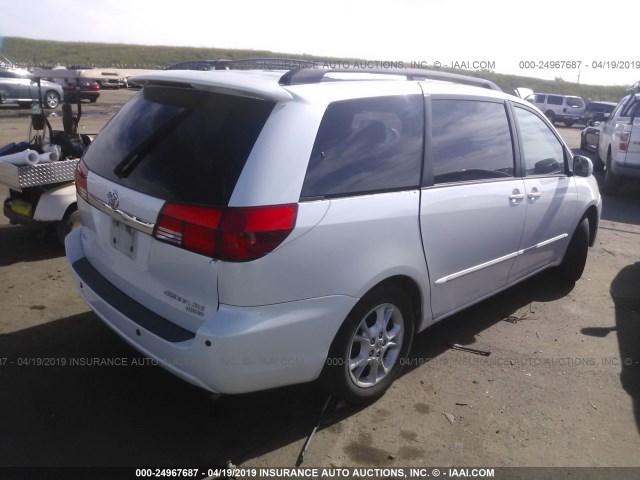 5TDZA22CX4S056778 - 2004 TOYOTA SIENNA XLE/XLE LIMITED WHITE photo 4