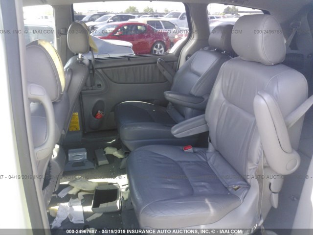 5TDZA22CX4S056778 - 2004 TOYOTA SIENNA XLE/XLE LIMITED WHITE photo 8