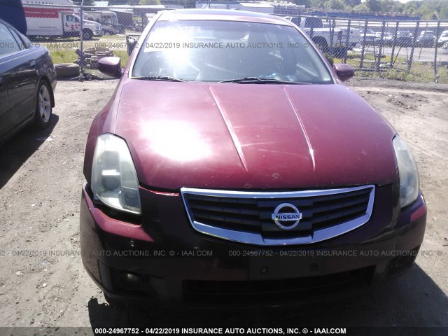 1N4BA41EX5C847501 - 2005 NISSAN MAXIMA SE/SL RED photo 6