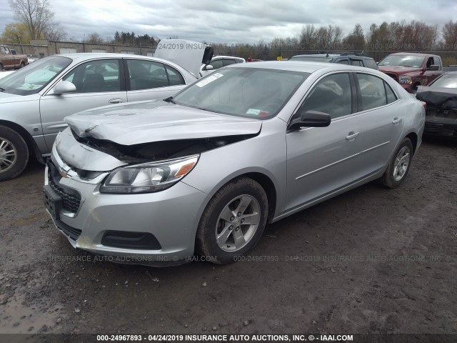 1G11B5SL8EF254426 - 2014 CHEVROLET MALIBU LS SILVER photo 2
