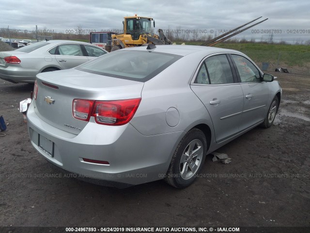 1G11B5SL8EF254426 - 2014 CHEVROLET MALIBU LS SILVER photo 4