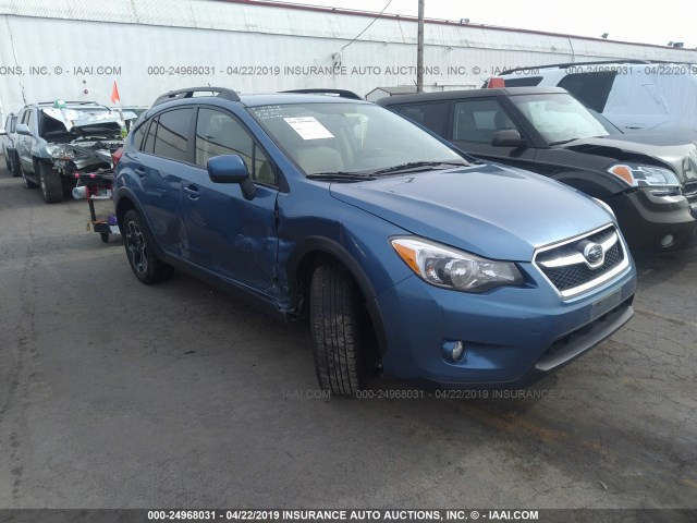 JF2GPACC5E8292101 - 2014 SUBARU XV CROSSTREK 2.0 PREMIUM BLUE photo 1