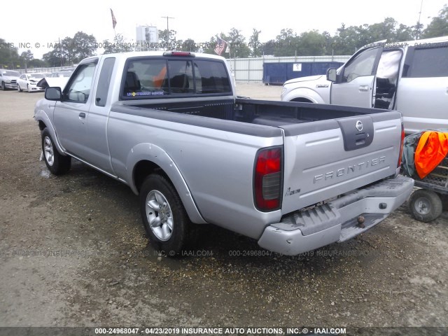 1N6DD26T84C472113 - 2004 NISSAN FRONTIER KING CAB XE SILVER photo 3