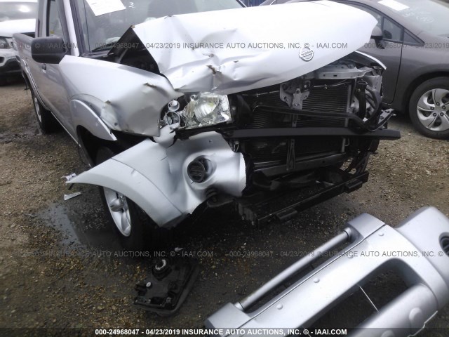 1N6DD26T84C472113 - 2004 NISSAN FRONTIER KING CAB XE SILVER photo 6