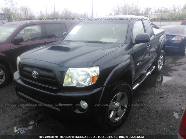 5TEUU42NX5Z047629 - 2005 TOYOTA TACOMA ACCESS CAB შავი ფოტო 2