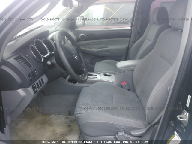 5TEUU42NX5Z047629 - 2005 TOYOTA TACOMA ACCESS CAB შავი ფოტო 5