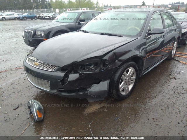 2G1WB5E33G1102081 - 2016 CHEVROLET IMPALA LIMITED LT GRAY photo 2