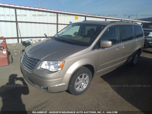 2A8HR54P68R639281 - 2008 CHRYSLER TOWN & COUNTRY TOURING BEIGE photo 2