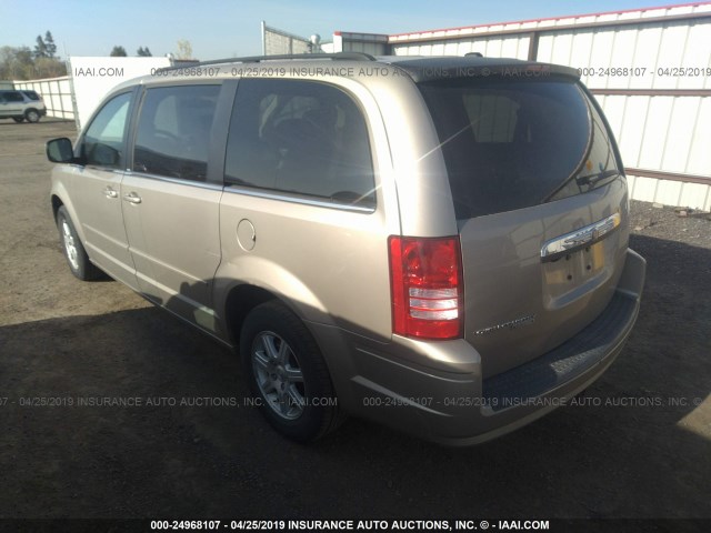 2A8HR54P68R639281 - 2008 CHRYSLER TOWN & COUNTRY TOURING BEIGE photo 3