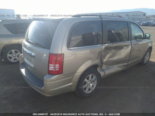 2A8HR54P68R639281 - 2008 CHRYSLER TOWN & COUNTRY TOURING BEIGE photo 4