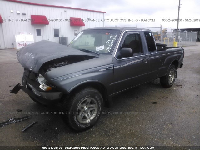 4F4YR16C7WTM02712 - 1998 MAZDA B2500 CAB PLUS GRAY photo 2