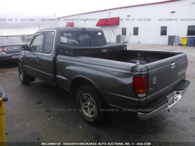 4F4YR16C7WTM02712 - 1998 MAZDA B2500 CAB PLUS GRAY photo 3