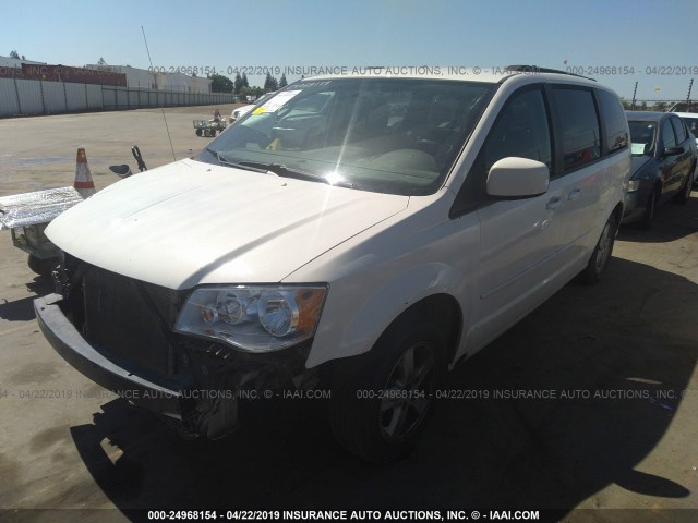 2D4RN3DG8BR668920 - 2011 DODGE GRAND CARAVAN MAINSTREET WHITE photo 2