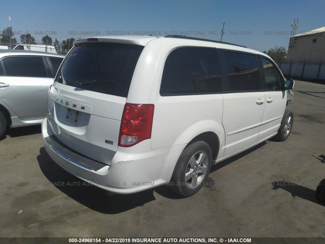 2D4RN3DG8BR668920 - 2011 DODGE GRAND CARAVAN MAINSTREET WHITE photo 4