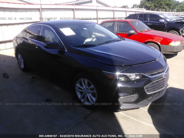 1G1ZJ5SU4HF224522 - 2017 CHEVROLET MALIBU HYBRID BLACK photo 1