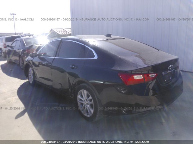 1G1ZJ5SU4HF224522 - 2017 CHEVROLET MALIBU HYBRID BLACK photo 3