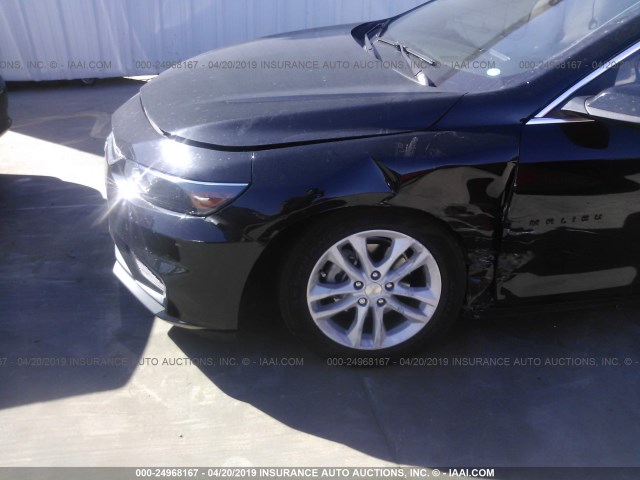 1G1ZJ5SU4HF224522 - 2017 CHEVROLET MALIBU HYBRID BLACK photo 6