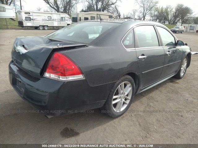 2G1WC5E39D1213033 - 2013 CHEVROLET IMPALA LTZ GRAY photo 4