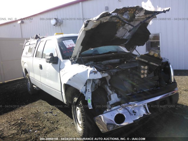 1FTFX1EF8DKE78363 - 2013 FORD F150 SUPER CAB WHITE photo 1