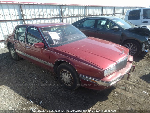 1G6KS5334LU825951 - 1990 CADILLAC SEVILLE MAROON photo 1