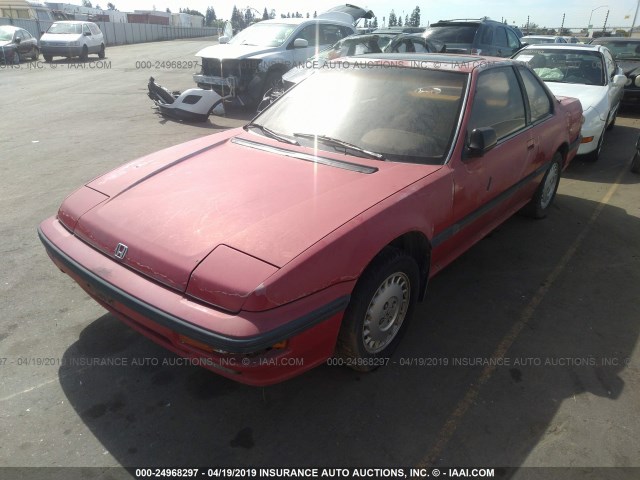 JHMBA4141JC064559 - 1988 HONDA PRELUDE SI RED photo 2