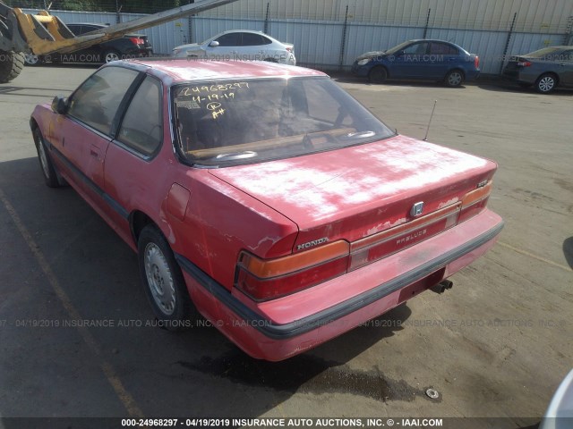 JHMBA4141JC064559 - 1988 HONDA PRELUDE SI RED photo 3