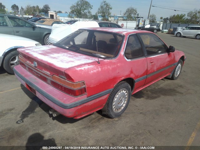 JHMBA4141JC064559 - 1988 HONDA PRELUDE SI RED photo 4