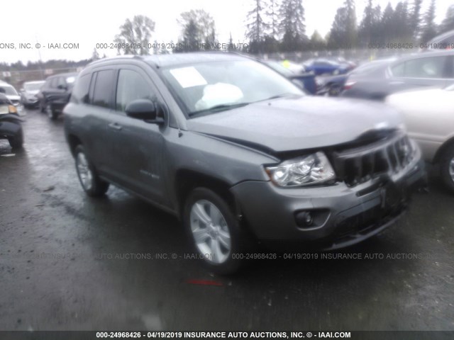 1C4NJDBB7DD253386 - 2013 JEEP COMPASS SPORT GRAY photo 1