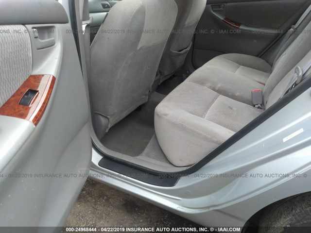 1NXBR30E17Z773716 - 2007 TOYOTA COROLLA CE/LE/S SILVER photo 8